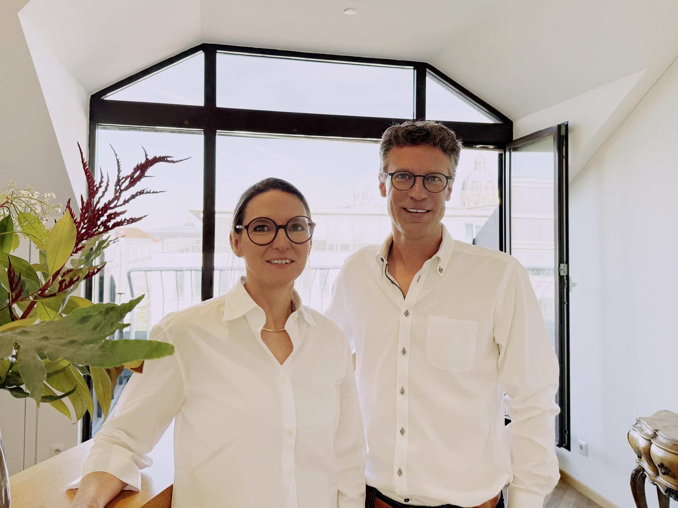 prof-groeger HNO Arzt Dr. Eva Wimmer mit Prof. Moritz Gröger